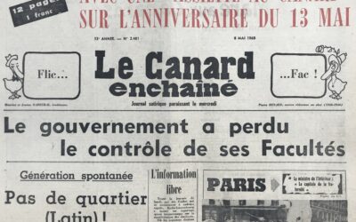 N° 2481 du Canard Enchaîné –  8 Mai 1968