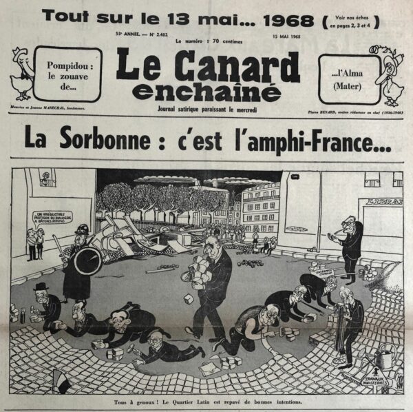 N° 2482 du Canard Enchaîné -  15 Mai 1968