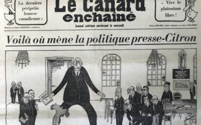 N° 2501 du Canard Enchaîné –  2 Octobre 1968