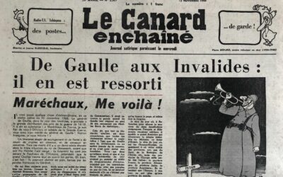 N° 2507 du Canard Enchaîné –  13 Novembre 1968