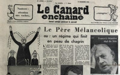 N° 2512 du Canard Enchaîné –  18 Décembre 1968