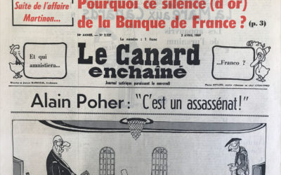 N° 2527 du Canard Enchaîné –  2 Avril 1969
