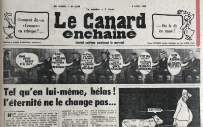 N° 2528 du Canard Enchaîné –  9 Avril 1969