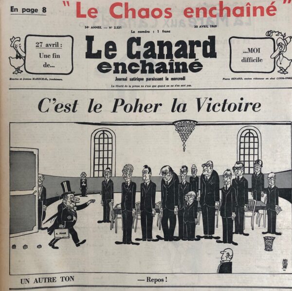 N° 2531 du Canard Enchaîné -  30 Avril 1969