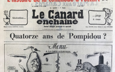 N° 2536 du Canard Enchaîné –  4 Juin 1969