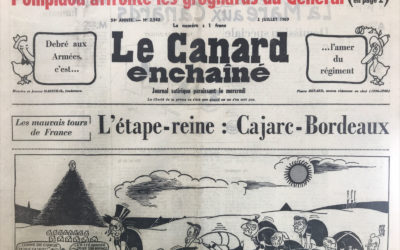 N° 2540 du Canard Enchaîné –  2 Juillet 1969