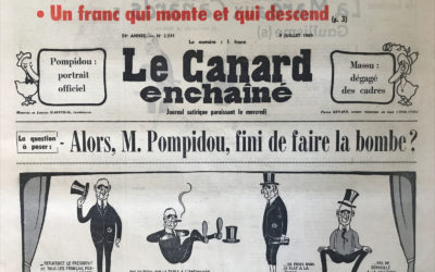 N° 2541 du Canard Enchaîné –  9 Juillet 1969