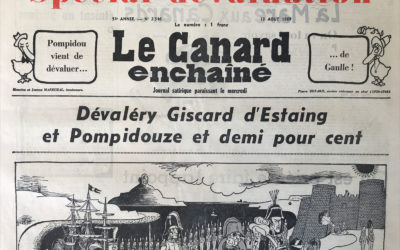 N° 2546 du Canard Enchaîné –  13 Août 1969
