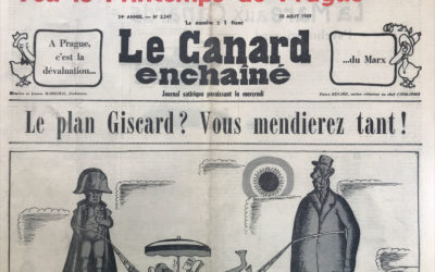 N° 2547 du Canard Enchaîné –  20 Août 1969