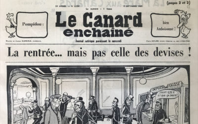 N° 2550 du Canard Enchaîné –  10 Septembre 1969