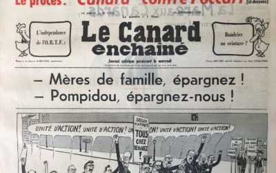 N° 2552 du Canard Enchaîné –  24 Septembre 1969