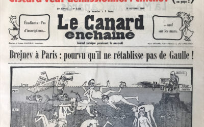 N° 2555 du Canard Enchaîné –  15 Octobre 1969