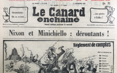 N° 2558 du Canard Enchaîné –  5 Novembre 1969