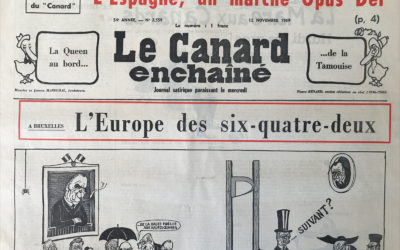 N° 2559 du Canard Enchaîné –  12 Novembre 1969