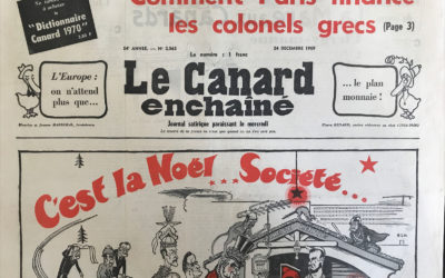 N° 2565 du Canard Enchaîné –  24 Décembre 1969