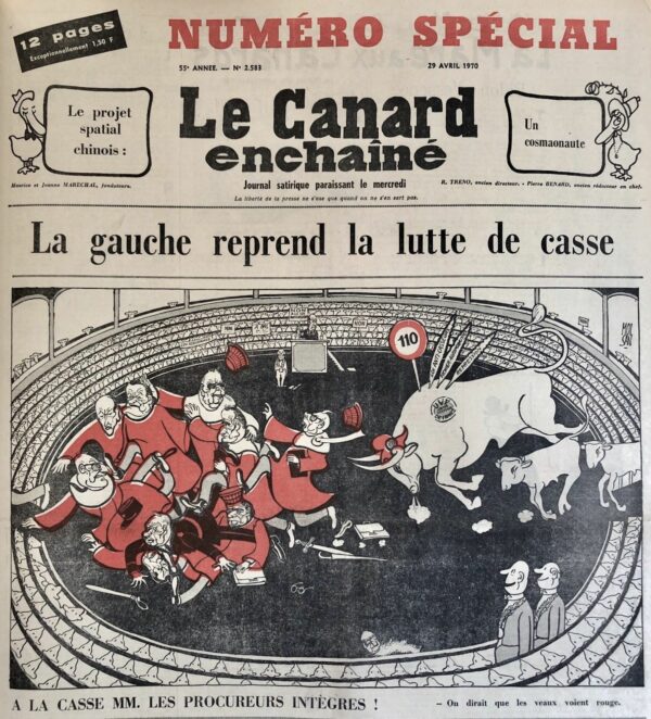 N° 2583 du Canard Enchaîné -  29 Avril 1970