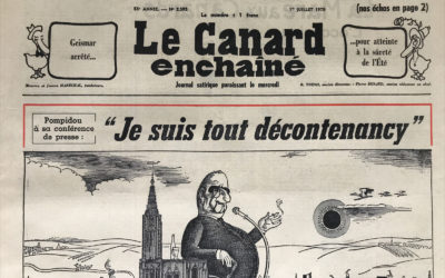 N° 2592 du Canard Enchaîné –  1 Juillet 1970