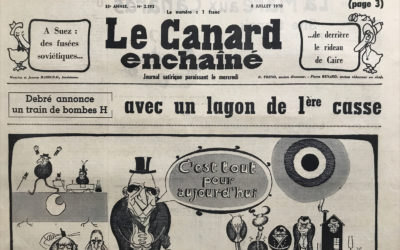 N° 2593 du Canard Enchaîné –  8 Juillet 1970