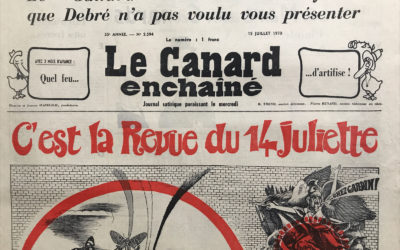 N° 2594 du Canard Enchaîné –  15 Juillet 1970