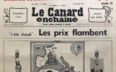 N° 2596 du Canard Enchaîné –  29 Juillet 1970