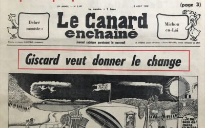 N° 2597 du Canard Enchaîné –  5 Août 1970