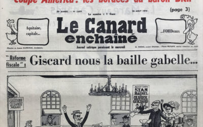 N° 2600 du Canard Enchaîné –  26 Août 1970