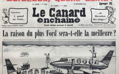 N° 2603 du Canard Enchaîné –  16 Septembre 1970