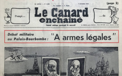 N° 2606 du Canard Enchaîné –  7 Octobre 1970