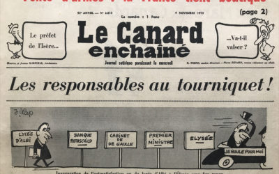 N° 2610 du Canard Enchaîné –  4 Novembre 1970