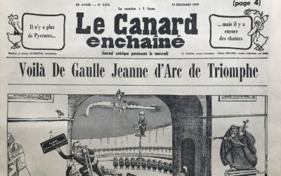 N° 2616 du Canard Enchaîné –  16 Décembre 1970
