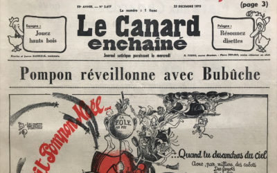 N° 2617 du Canard Enchaîné –  23 Décembre 1970