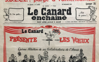 N° 2618 du Canard Enchaîné –  30 Décembre 1970