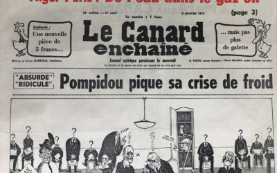 N° 2619 du Canard Enchaîné –  6 Janvier 1971