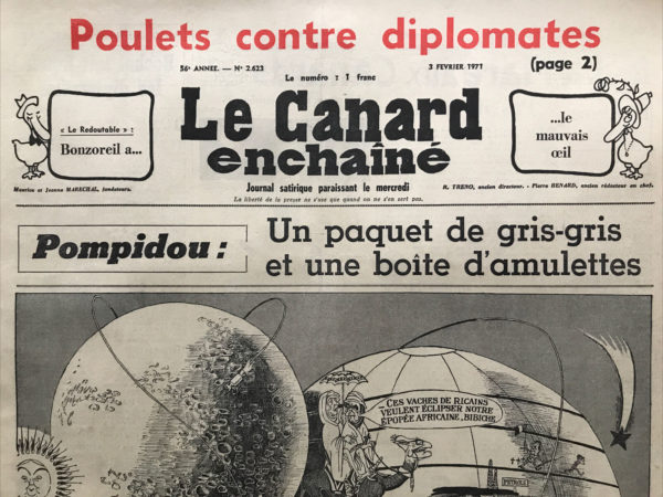 N° 2623 du Canard Enchaîné -  3 Février 1971
