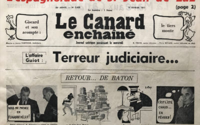 N° 2625 du Canard Enchaîné –  17 Février 1971