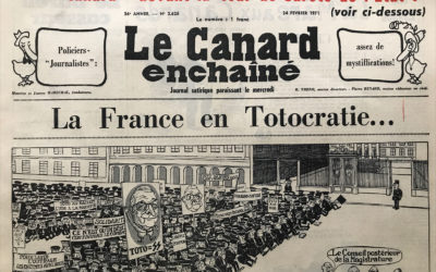 N° 2626 du Canard Enchaîné –  24 Février 1971