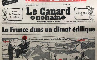 N° 2628 du Canard Enchaîné –  10 Mars 1971