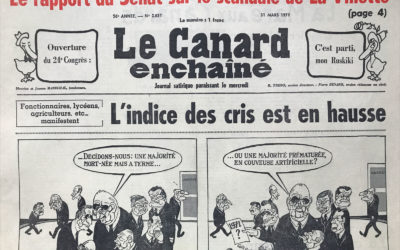 N° 2631 du Canard Enchaîné –  31 Mars 1971