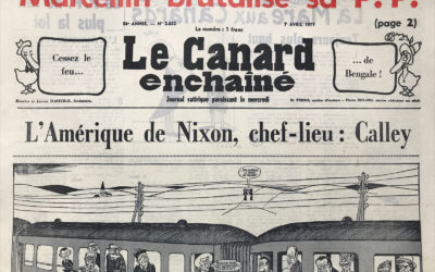 N° 2632 du Canard Enchaîné –  7 Avril 1971