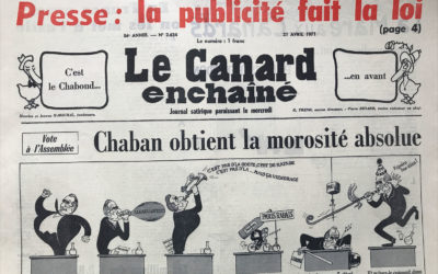 N° 2634 du Canard Enchaîné –  21 Avril 1971