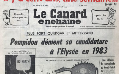 N° 2638 du Canard Enchaîné –  19 Mai 1971
