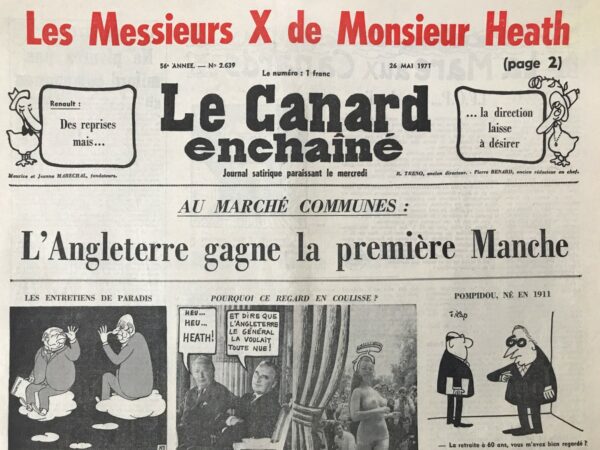 N° 2639 du Canard Enchaîné -  26 Mai 1971