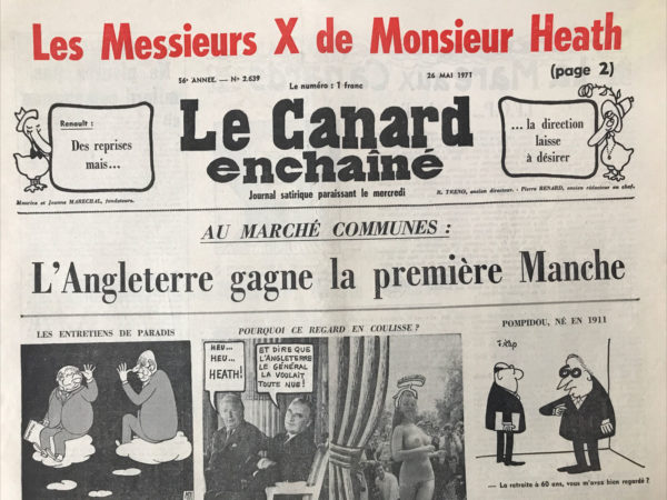 N° 2639 du Canard Enchaîné -  26 Mai 1971