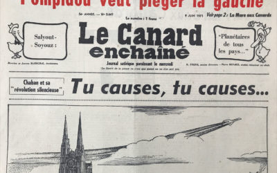 N° 2641 du Canard Enchaîné –  9 Juin 1971