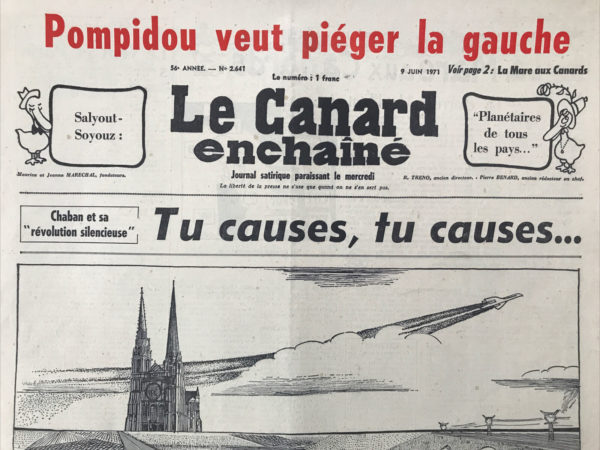 N° 2641 du Canard Enchaîné -  9 Juin 1971