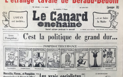 N° 2644 du Canard Enchaîné –  30 Juin 1971