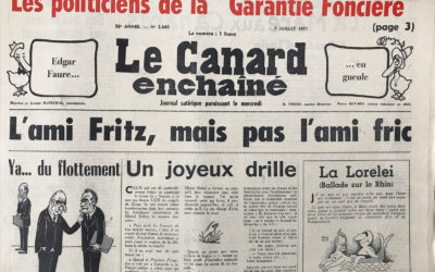 N° 2645 du Canard Enchaîné –  7 Juillet 1971