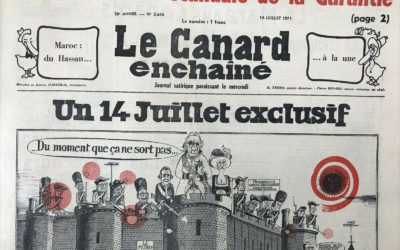 N° 2646 du Canard Enchaîné –  14 Juillet 1971