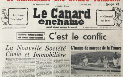N° 2650 du Canard Enchaîné –  11 Août 1971