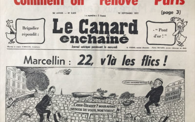 N° 2655 du Canard Enchaîné –  15 Septembre 1971